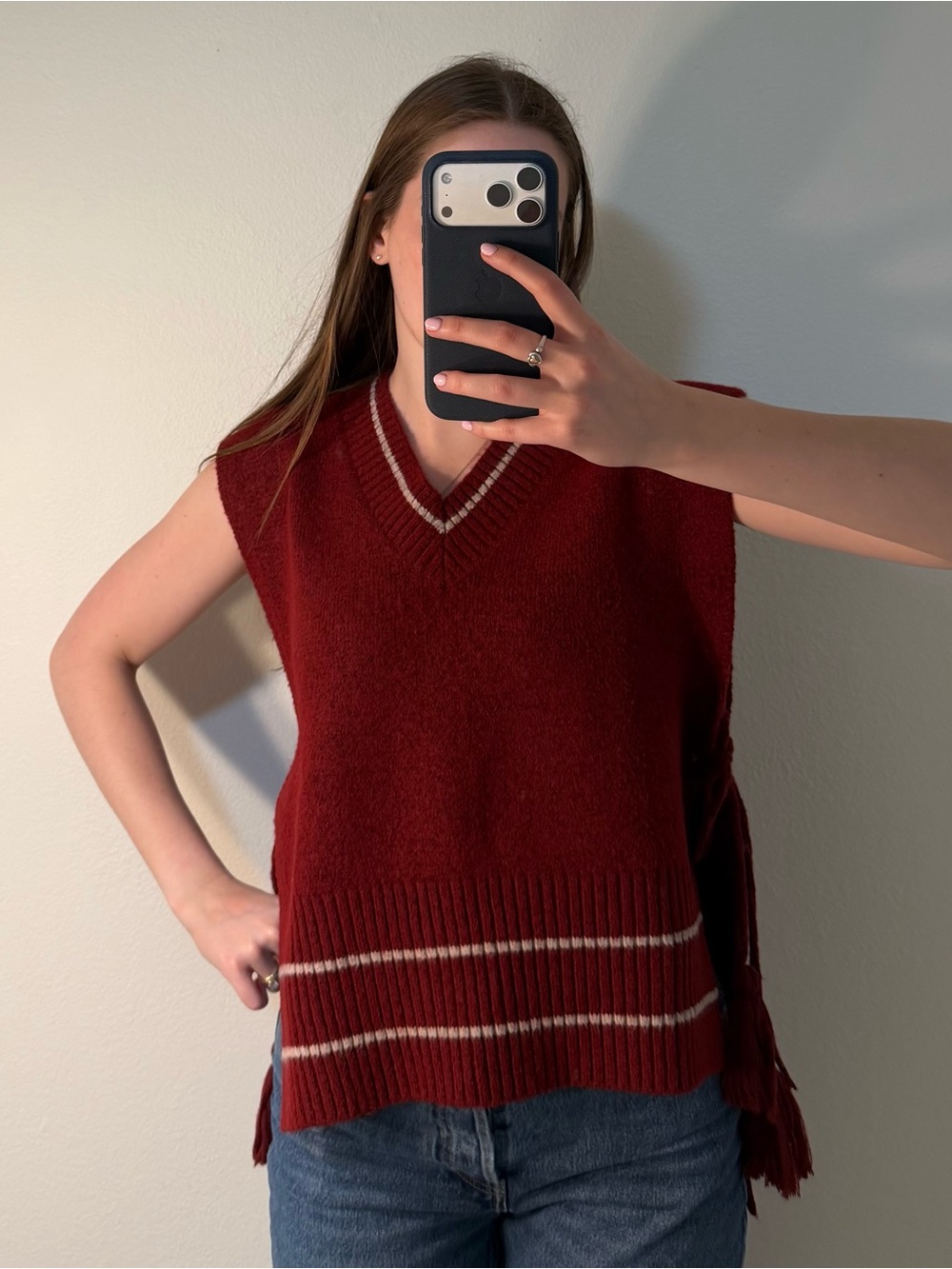 Free People All Star Stripe Poncho - Picture 5 of 7